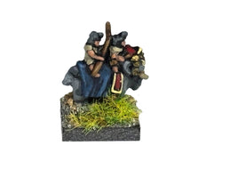 Indian Elephants, No Howdah